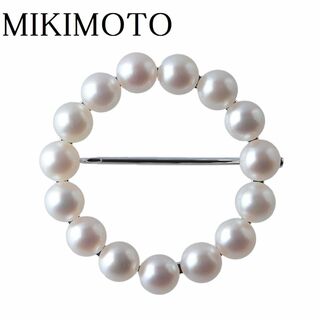 MIKIMOTO - ミキモト パール サークル ブローチ アコヤパール4.5mm ...