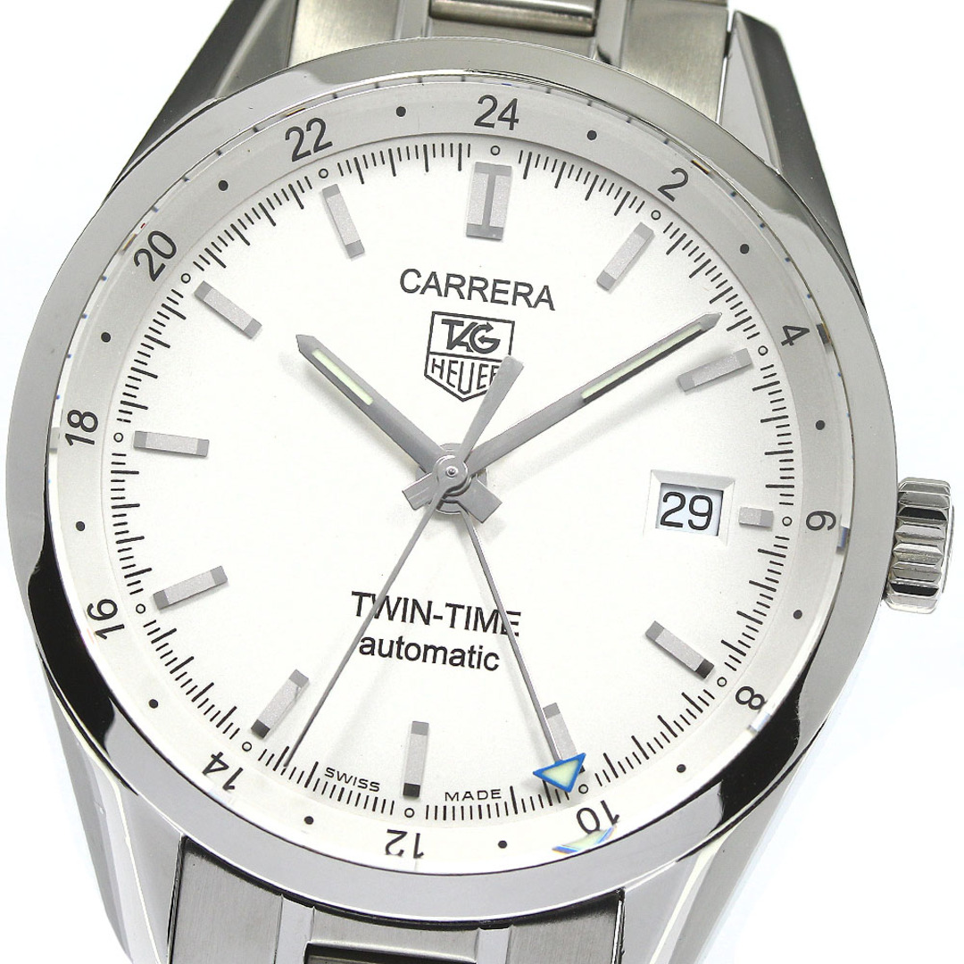 タグホイヤー TAG HEUER WV2116-0 カレラ ツインタイム デイト GMT 自動巻き メンズ 良品 _756188