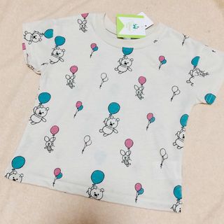 【新品、タグ付】Disney baby プーさんとピグレット　Tシャツ(Tシャツ/カットソー)