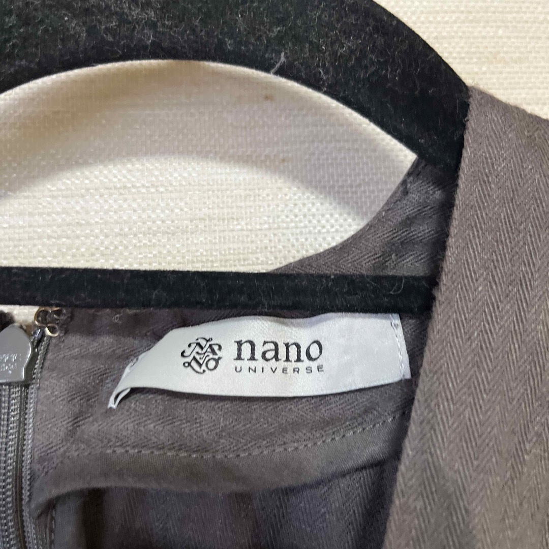 未使用ナノユニバースマーメイドワンピース　ボリューム袖