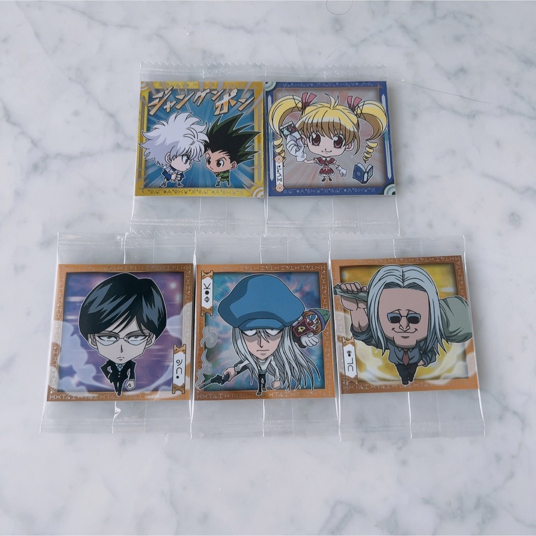 集英社(シュウエイシャ)のHUNTER×HUNTER ウエハース ハンターハンター モラウ ノヴ カイト エンタメ/ホビーのおもちゃ/ぬいぐるみ(キャラクターグッズ)の商品写真