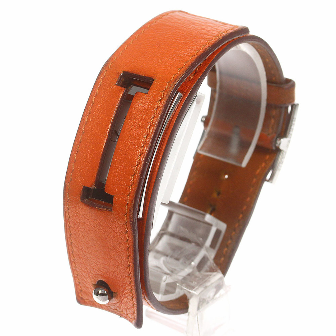 エルメス HERMES シェルシュミディ CM1.210 オレンジ SS クオーツ