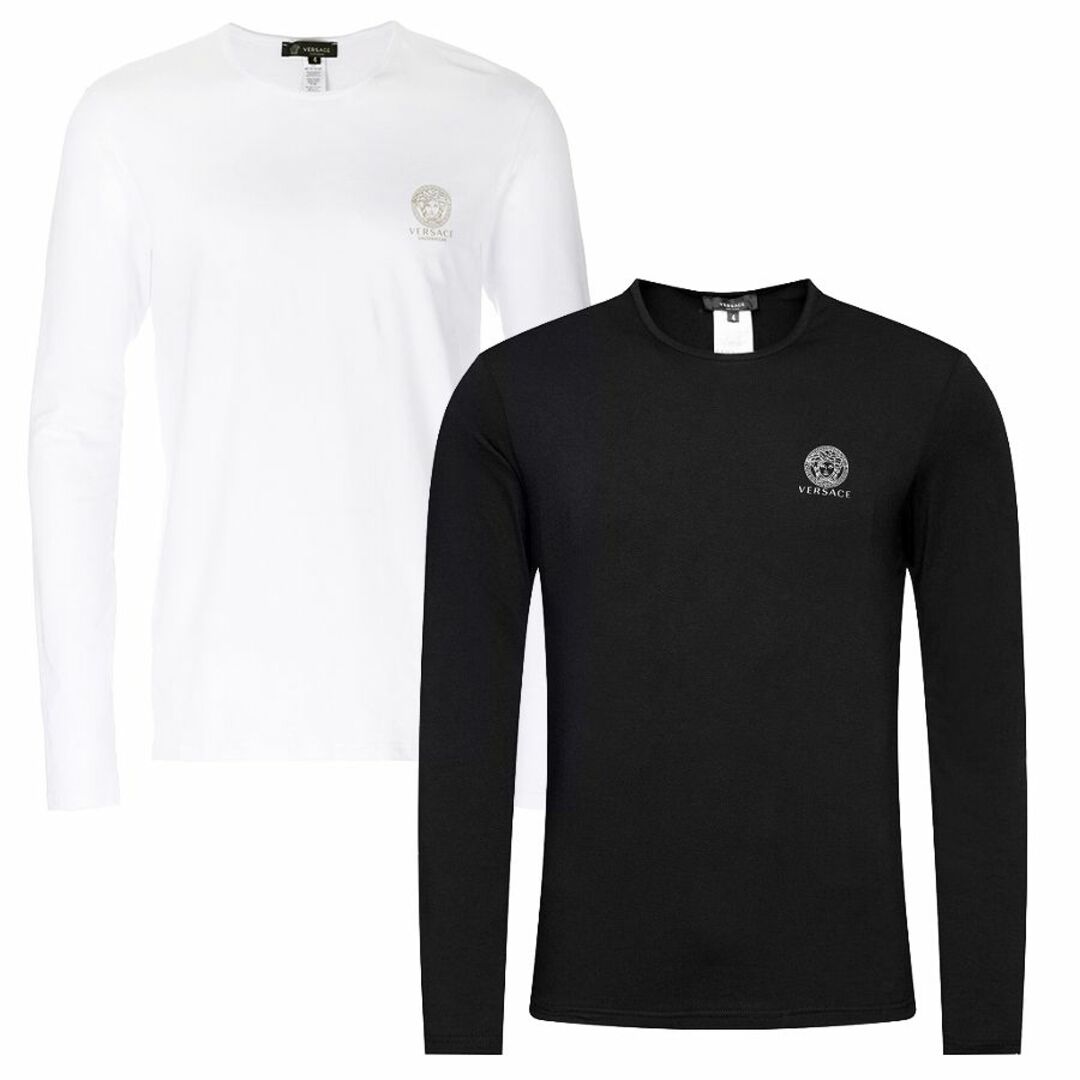 VERSACE - 送料無料 4 VERSACE ヴェルサーチ AU10197 A232741 ブラック