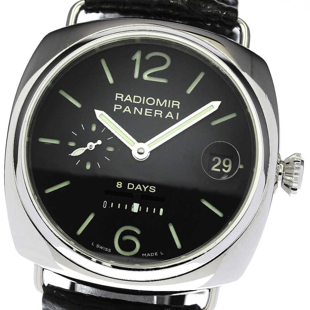 パネライ PANERAI PAM00268 ラジオミール 8デイズ デイト 手巻き メンズ 良品 箱・保証書付き_768138