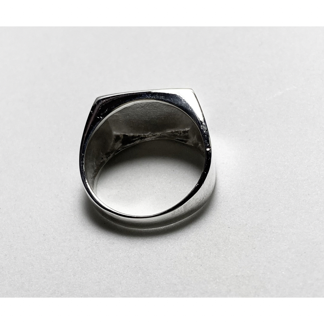 印台　 16×11mm  シルバー925 26号　シグネットスターリング　Bじょ メンズのアクセサリー(リング(指輪))の商品写真