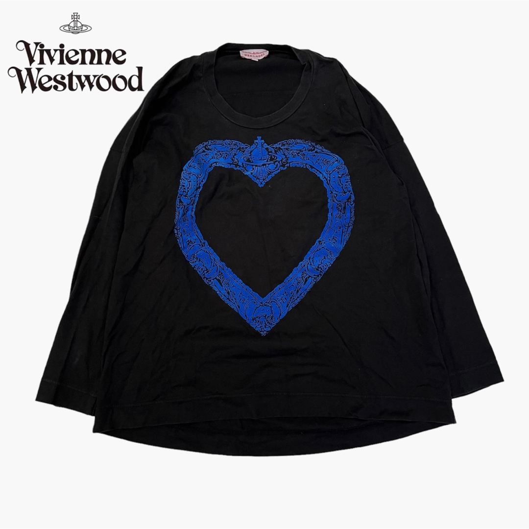 【vivienne westwood 】額縁ハート　長袖カットソー