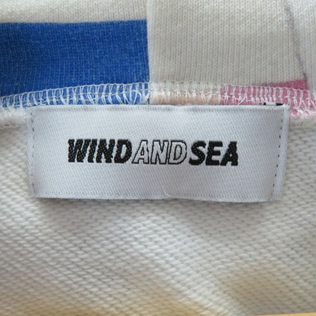 新品 wind and sea×lee kankyo HOODIE white