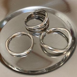 スタイロ(styiro)の【styiro】Silver925 coating rings サイズ調節可(リング(指輪))