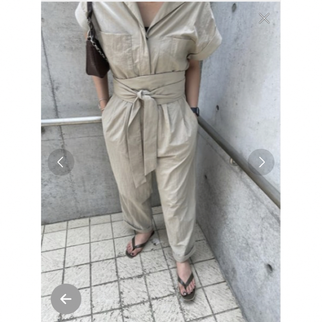 moussy(マウジー)のLOW CROTCH ジャンプスーツ  moussy レディースのパンツ(オールインワン)の商品写真