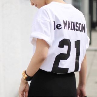 マディソンブルー(MADISONBLUE)のマディソンブルー　ナンバリングTシャツ Le MADISON(Tシャツ(半袖/袖なし))