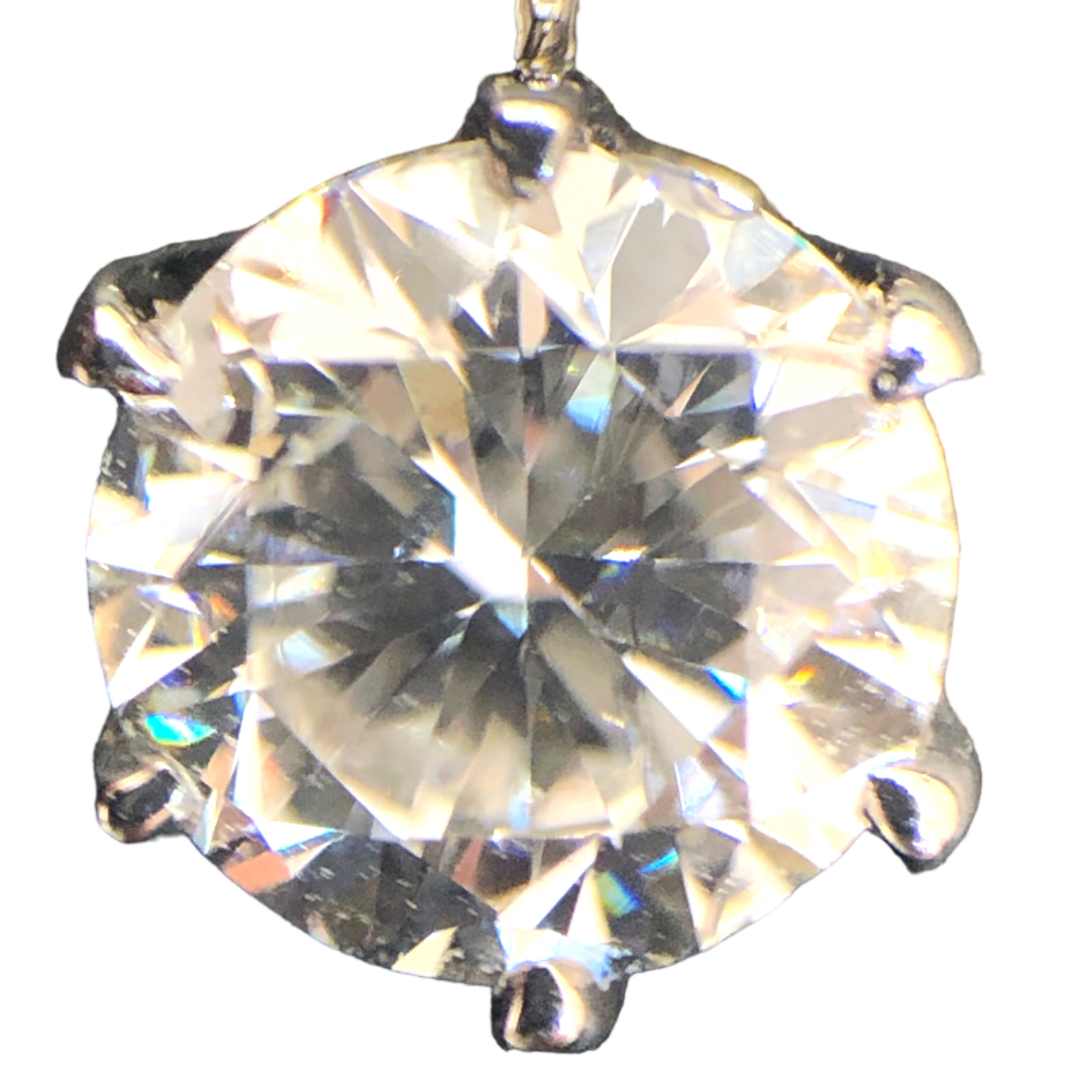 ダイヤモンド ネックレス D:1.16ct D:0.43ct Pt850/Pt900 ダイヤモンド ジュエリー約103mmチェーン長さ