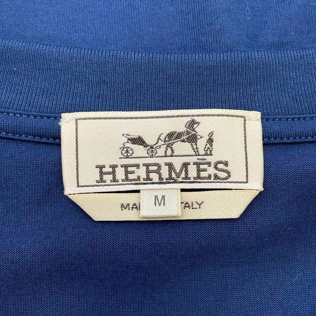 Hermes(エルメス)のエルメス Tシャツ クォーターバッシュ コットン メンズサイズM  HERMES トップス 半袖 レディースのファッション小物(マフラー/ショール)の商品写真