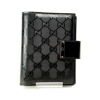 グッチ(Gucci)のやや傷や汚れあり グッチ 手帳カバー 115240 GGインプリメ 男女兼用 黒(手帳)