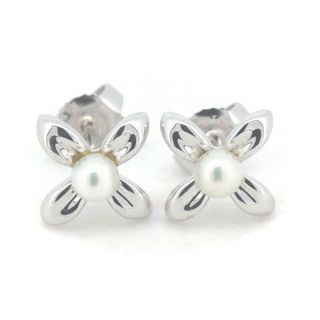 ミキモト(MIKIMOTO)の目立った傷や汚れなし ミキモト パール ピアス K18WG(18金 ホワイトゴールド)(ピアス)