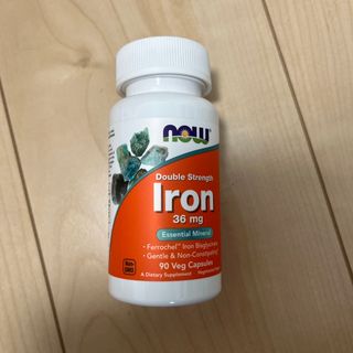 ナウフーズ(Now Foods)の★未開封品★鉄サプリメントNOW IRON 36mg(その他)