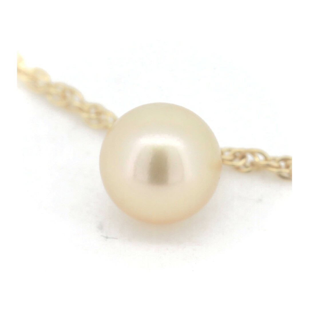 MIKIMOTO(ミキモト)の目立った傷や汚れなし ミキモト ゴールデンパール ブレスレット 7.7ミリ K18YG(18金 イエローゴールド) レディースのアクセサリー(ブレスレット/バングル)の商品写真