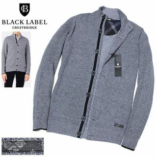 ブラックレーベルクレストブリッジ(BLACK LABEL CRESTBRIDGE)の新品 L ブラックレーベル クレストブリッジ ハイネック ニットカーディガン(カーディガン)