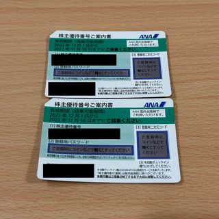 エーエヌエー(ゼンニッポンクウユ)(ANA(全日本空輸))のANA 株主優待 2枚セット 2023/11/30まで★(その他)