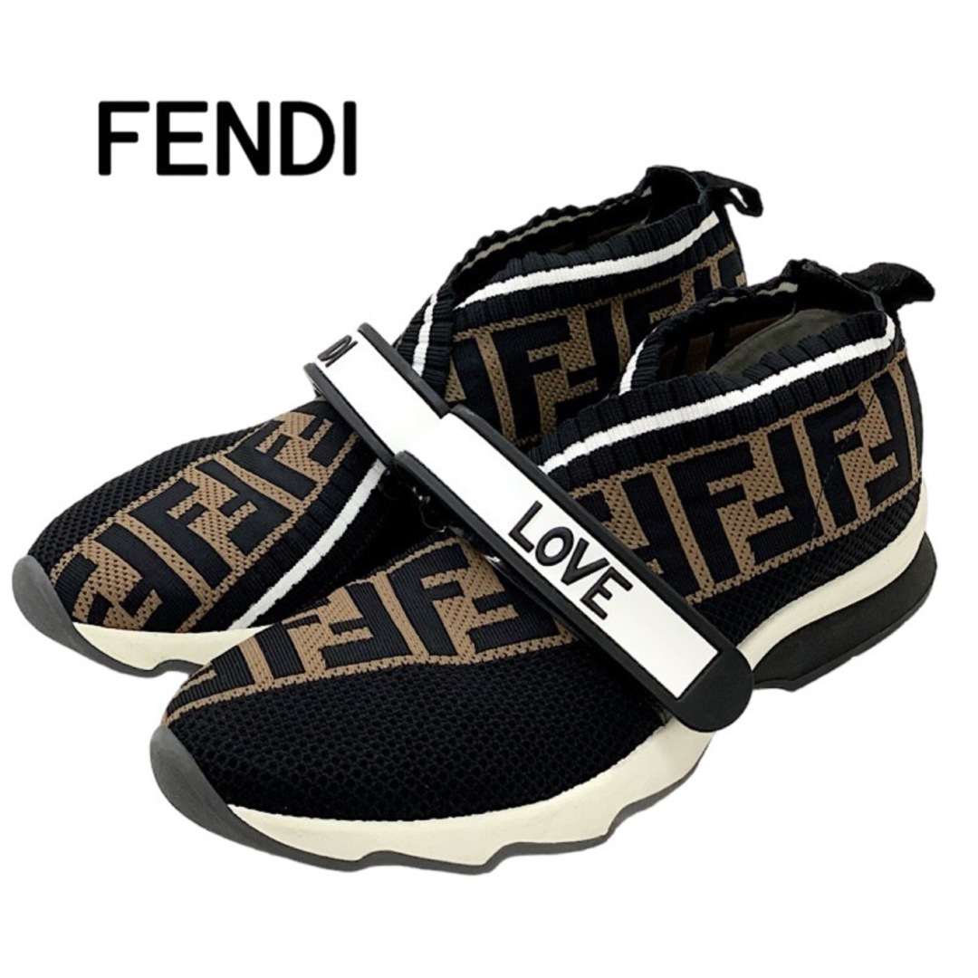 フェンディ FENDI スニーカー 靴 シューズ ファブリック ラバー ...