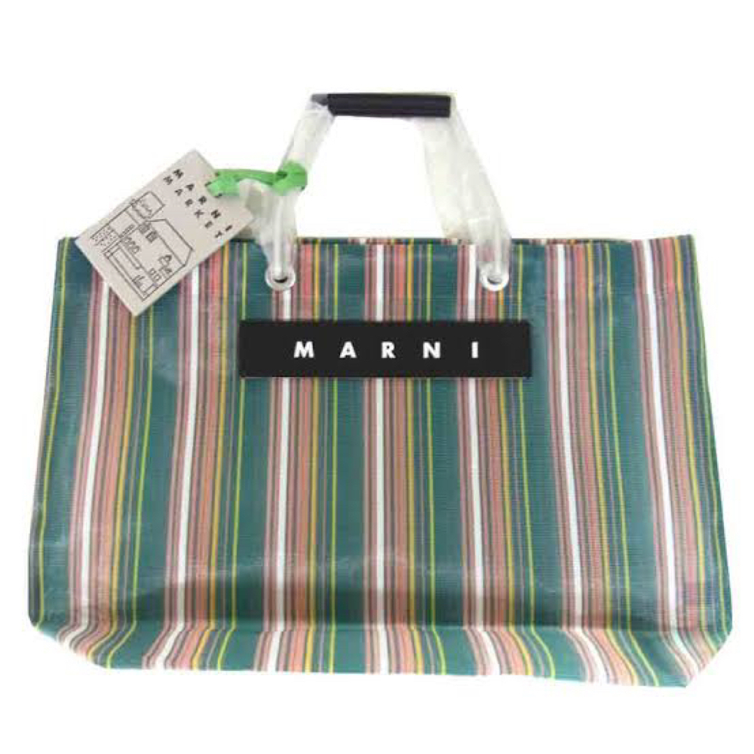 MARINI(マリーニ)のMARNI MARKET STRIPE BAG レディースのバッグ(トートバッグ)の商品写真