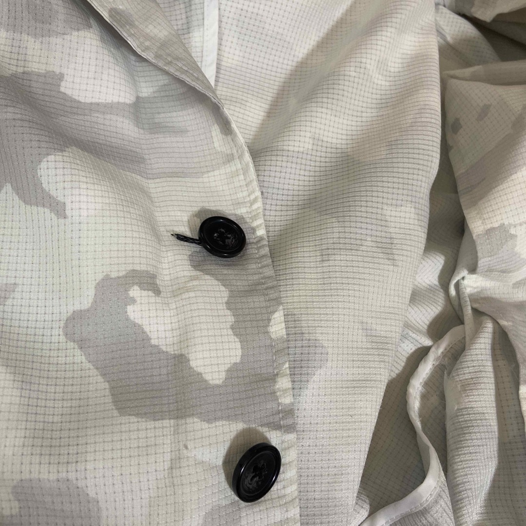 メンズ　半袖　白　ジャケット メンズのトップス(シャツ)の商品写真