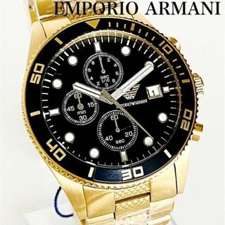 Emporio Armani - ブラック/ブラウン【新品】EMPORIO ARMANI 腕時計 