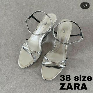 ZARA ウェッジサンダル 37サイズ