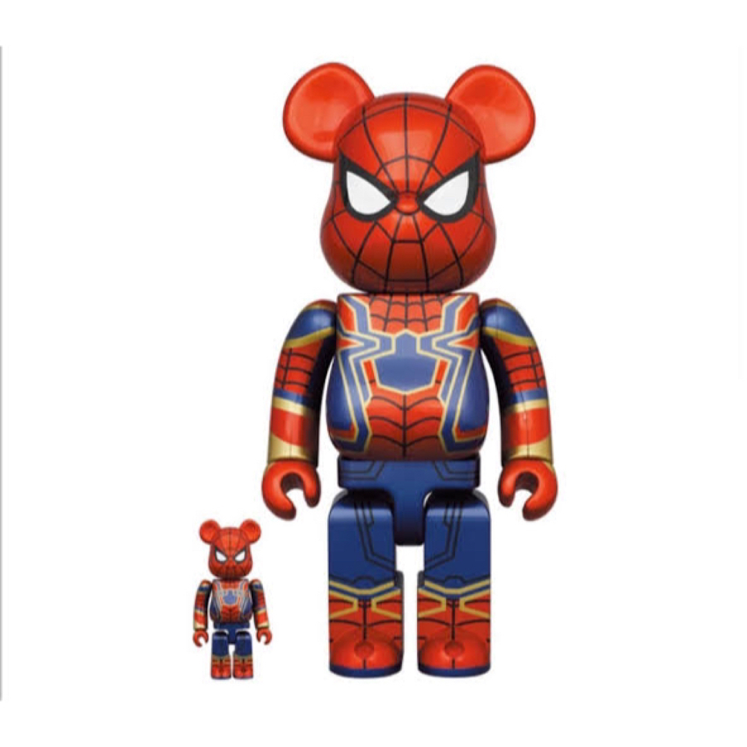 BE@RBRICK IRON SPIDER 100％ & 400％