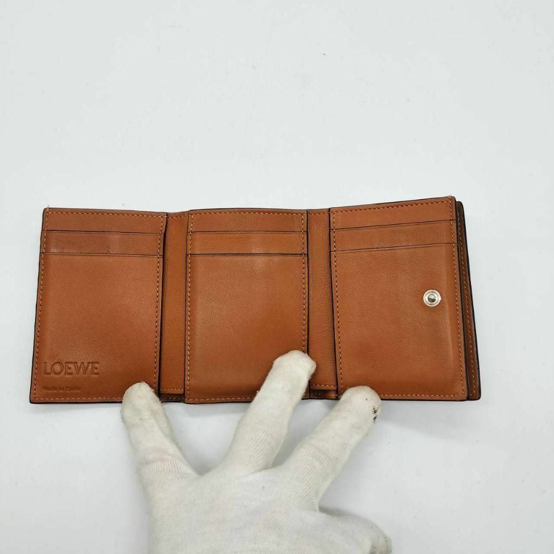希少】ロエベ 三つ折り財布 トライフォールド コンパクトウォレット