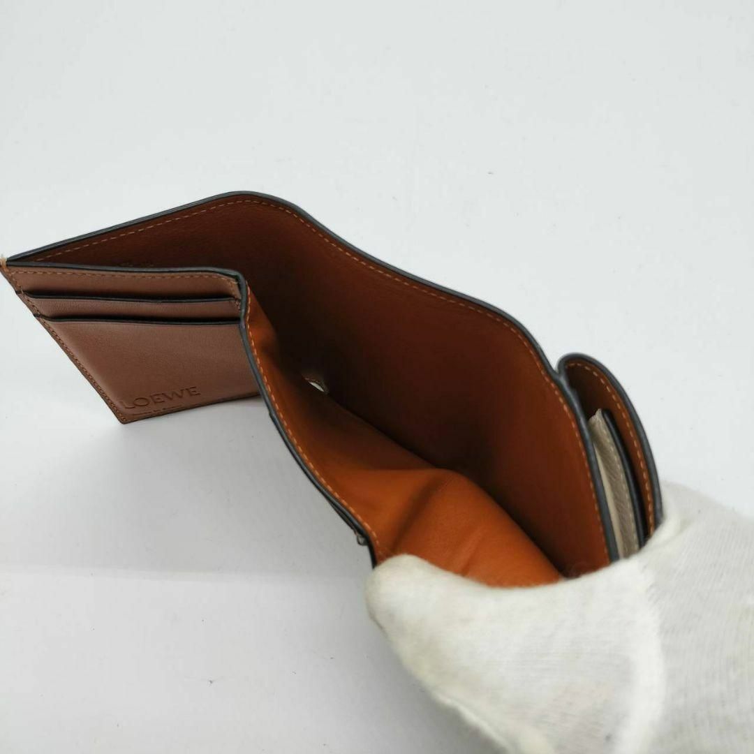 希少】ロエベ 三つ折り財布 トライフォールド コンパクトウォレット