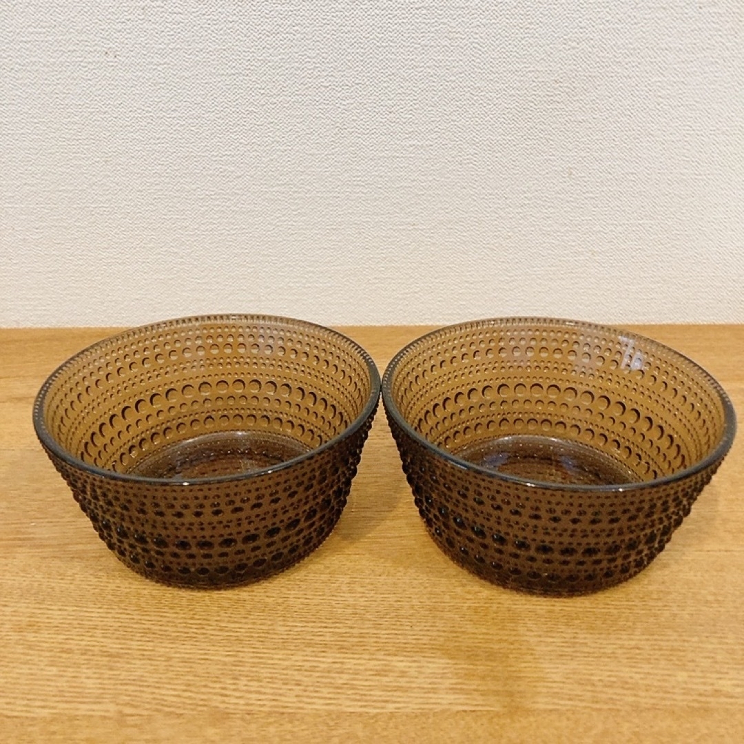 iittala(イッタラ)の廃盤色　イッタラ　カステヘルミ　ボウル　サンド　2個セット インテリア/住まい/日用品のキッチン/食器(食器)の商品写真