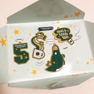 スターバックスコーヒー(Starbucks Coffee)のスタバ🤍ワッペン(キーホルダー)