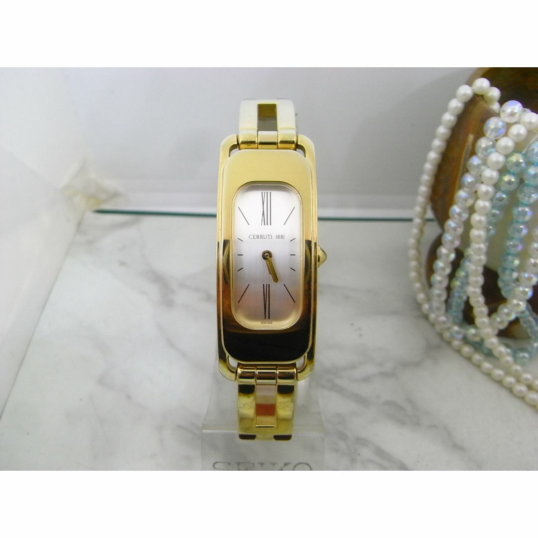美品　無印良品　公園の時計　腕時計　V131-0AD0　黒革 ソーラー