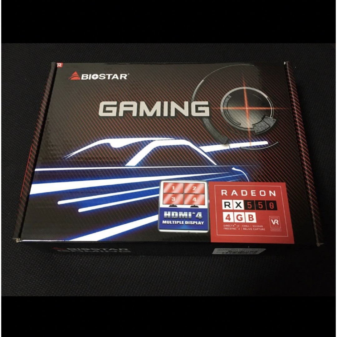 BIOSTAR Radeon RX550 4GB VR GAMINGの通販 by モンスター's shop|ラクマ
