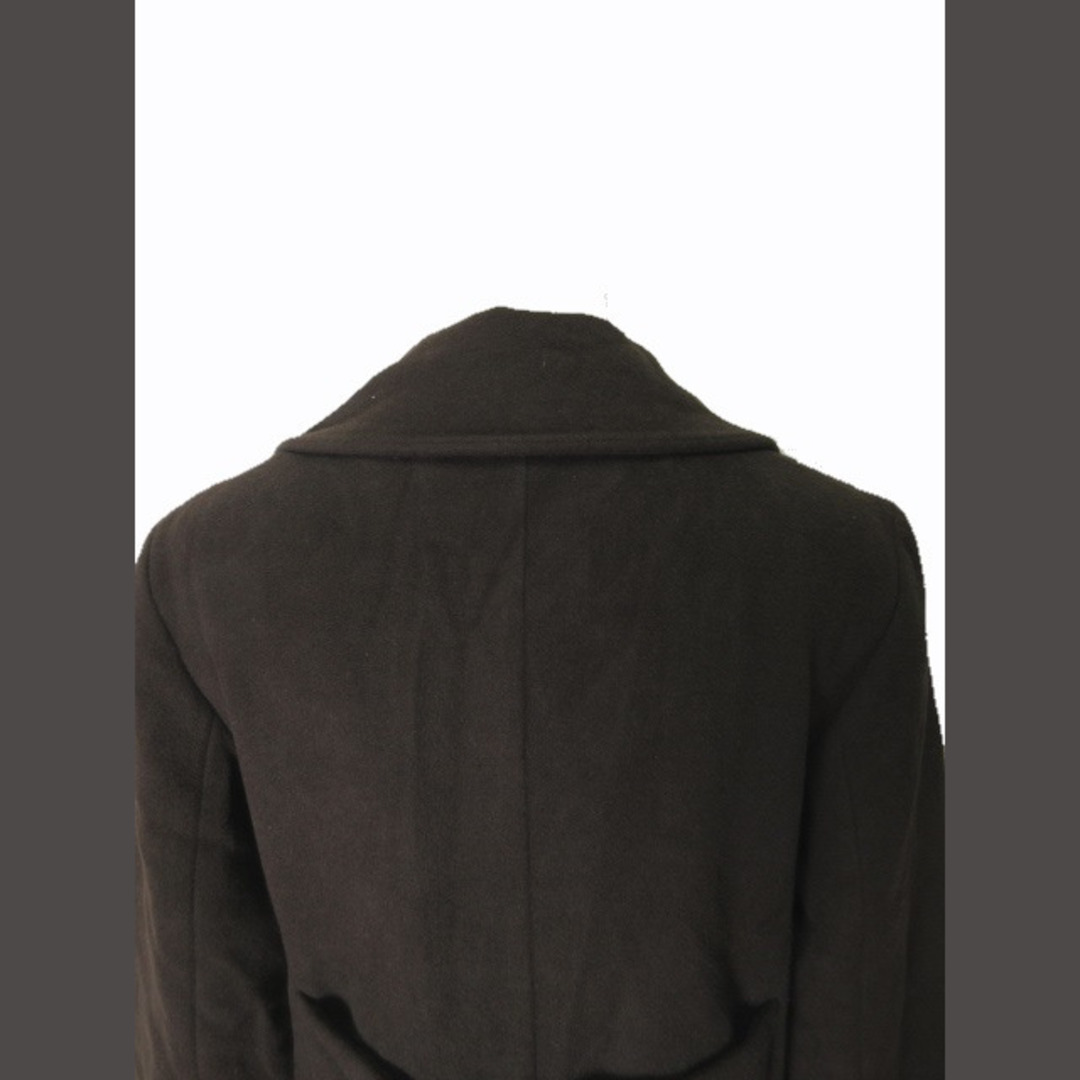 UNTITLED(アンタイトル)のアンタイトル UNTITLED Pコート ショート アンゴラ ウール ブラウン レディースのジャケット/アウター(ピーコート)の商品写真