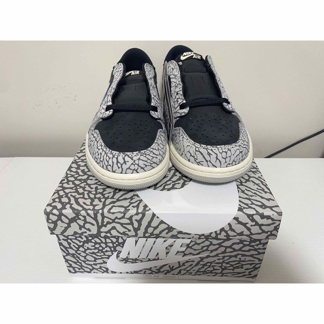 air jordan 1 low black cement 27cm