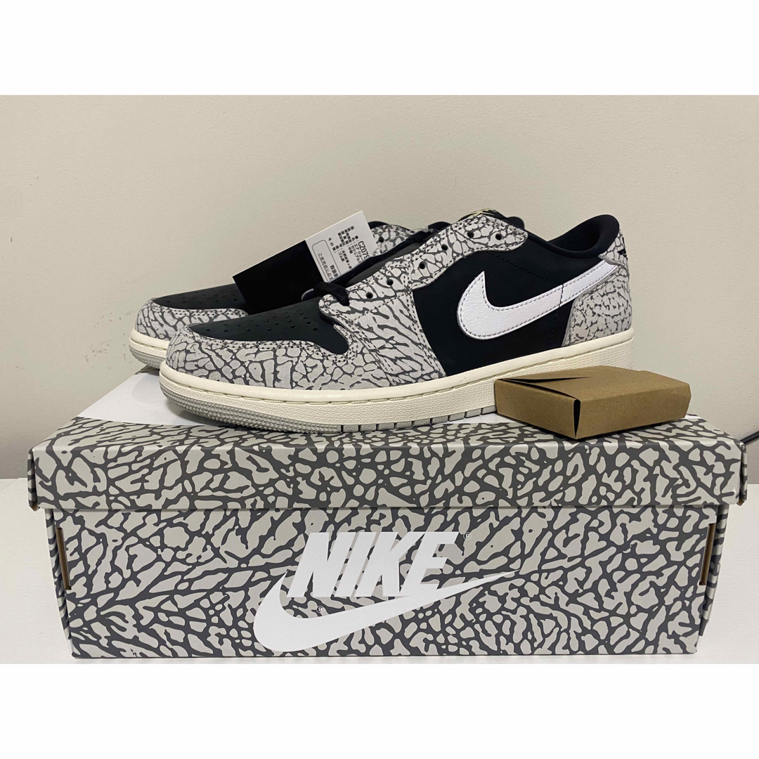 Nike AirJordan 1 Low "Black Cement" 27cm