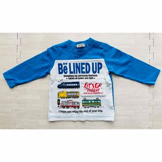 【未使用品】All friends 長袖ロンT 電車　蒸気機関車　80(Ｔシャツ)