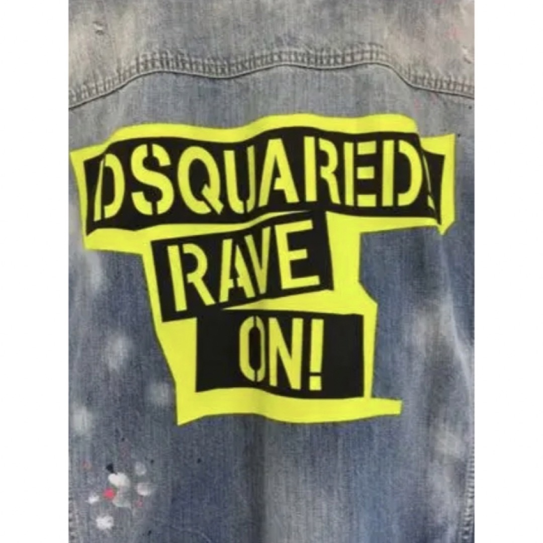 DSQUARED2(ディースクエアード)のDsquared2 ディースクエアード デニムジャケット メンズのジャケット/アウター(Gジャン/デニムジャケット)の商品写真