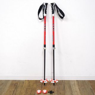 レキ(LEKI)のレキ LEKI スキーポール REDBIRD VARIO レッドバード バリオ 100-125cm 替バスケット ストック バックカントリー スキー 100-125cm(ストック)