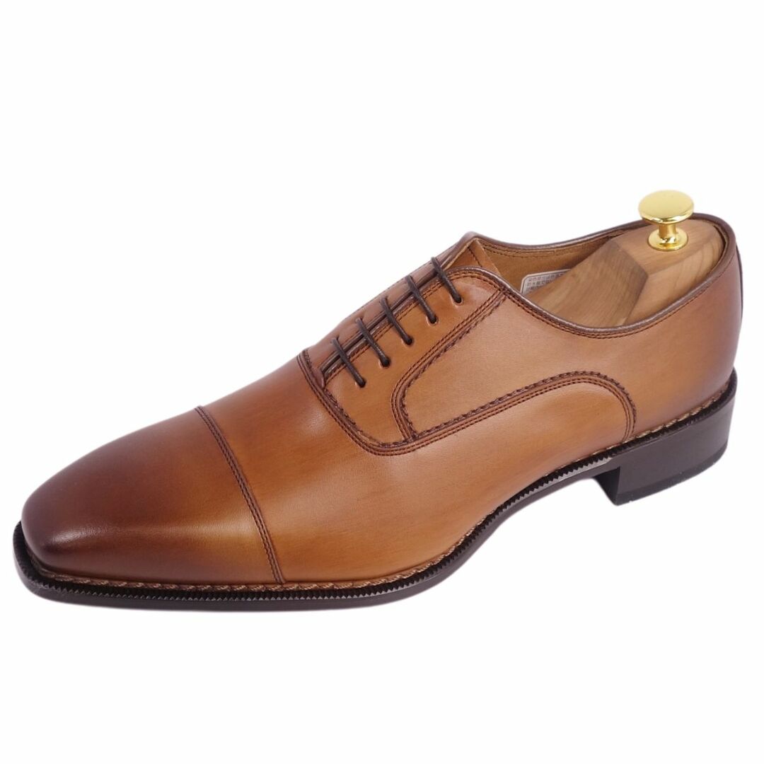 カラーブラウン未使用 リーガル REGAL レザーシューズ オックスフォードシューズ ストレートチップ カーフレザー 革靴 メンズ 25.5cm ブラウン