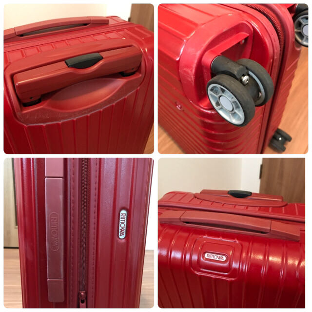 RIMOWA(リモワ)の【ぷぷぷ様専用】RIMOWA リモワ サルサ 35l マット 赤 スーツケース レディースのバッグ(スーツケース/キャリーバッグ)の商品写真