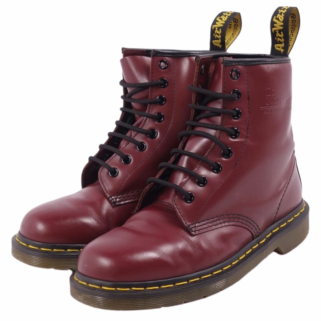 Dr.Martens(ドクターマーチン)のドクターマーチン Dr.Martens ブーツ ショートブーツ 1460 8ホール スムースレザー レースアップ シューズ メンズ UK6 US7 EU39(25cm相当) ボルドー メンズの靴/シューズ(ブーツ)の商品写真