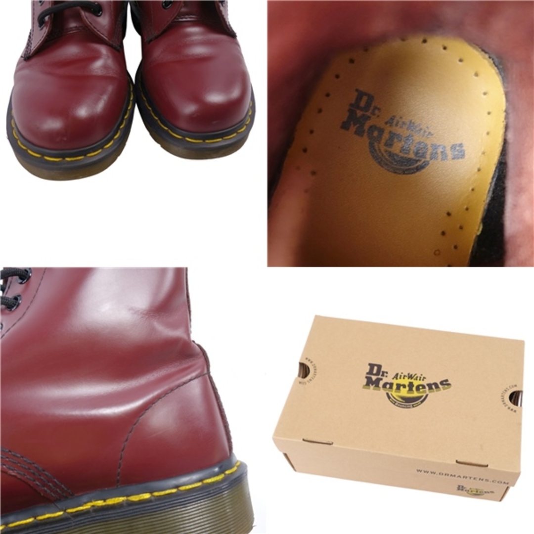 Dr.Martens(ドクターマーチン)のドクターマーチン Dr.Martens ブーツ ショートブーツ 1460 8ホール スムースレザー レースアップ シューズ メンズ UK6 US7 EU39(25cm相当) ボルドー メンズの靴/シューズ(ブーツ)の商品写真