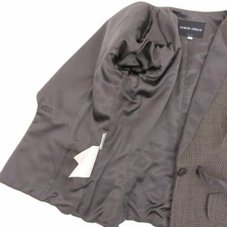 ジョルジオアルマーニ GIORGIO ARMANI ウール グレンチェック ウエスト