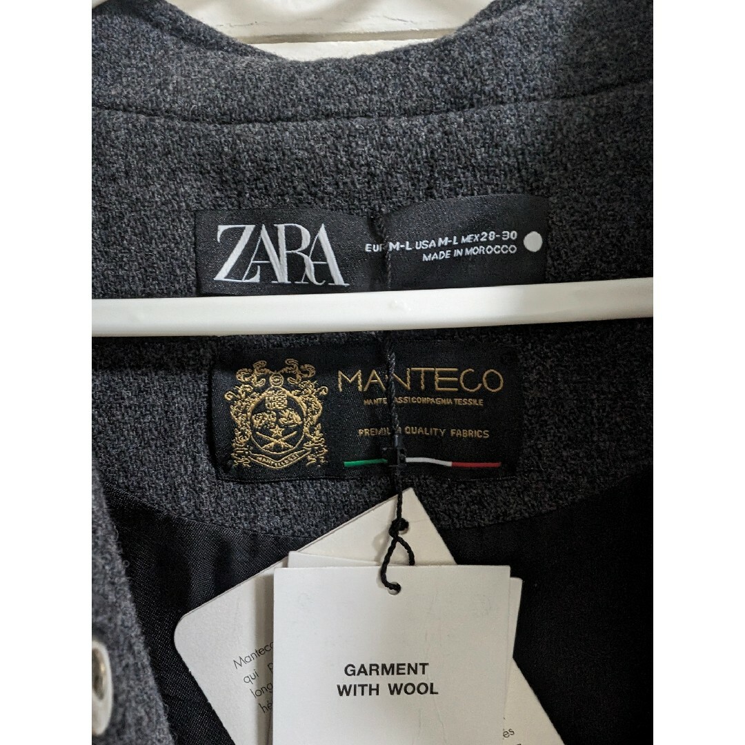 ZARA(ザラ)のZARA　ウールブレンド ボンバージャケット - LIMITED EDITION レディースのジャケット/アウター(ブルゾン)の商品写真