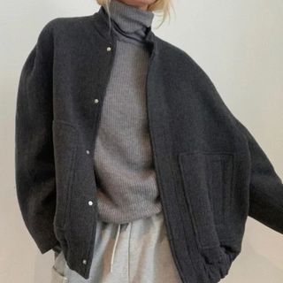 ZARA - ZARA ウールブレンド ボンバージャケット - LIMITED EDITIONの ...