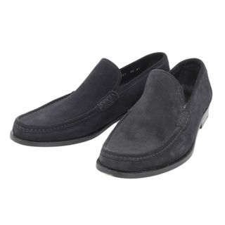 フェラガモ(Ferragamo)のフェラガモ Salvatore Ferragamo スエード ローファー スリッポン メンズ 黒 ブラック size8 1/2EE Y02317(スリッポン/モカシン)