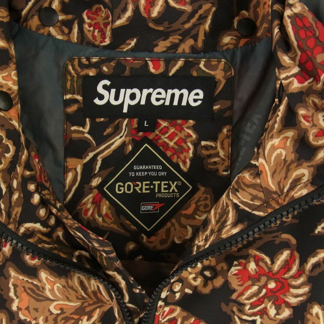 18aw supreme gore-tex flower jacket L