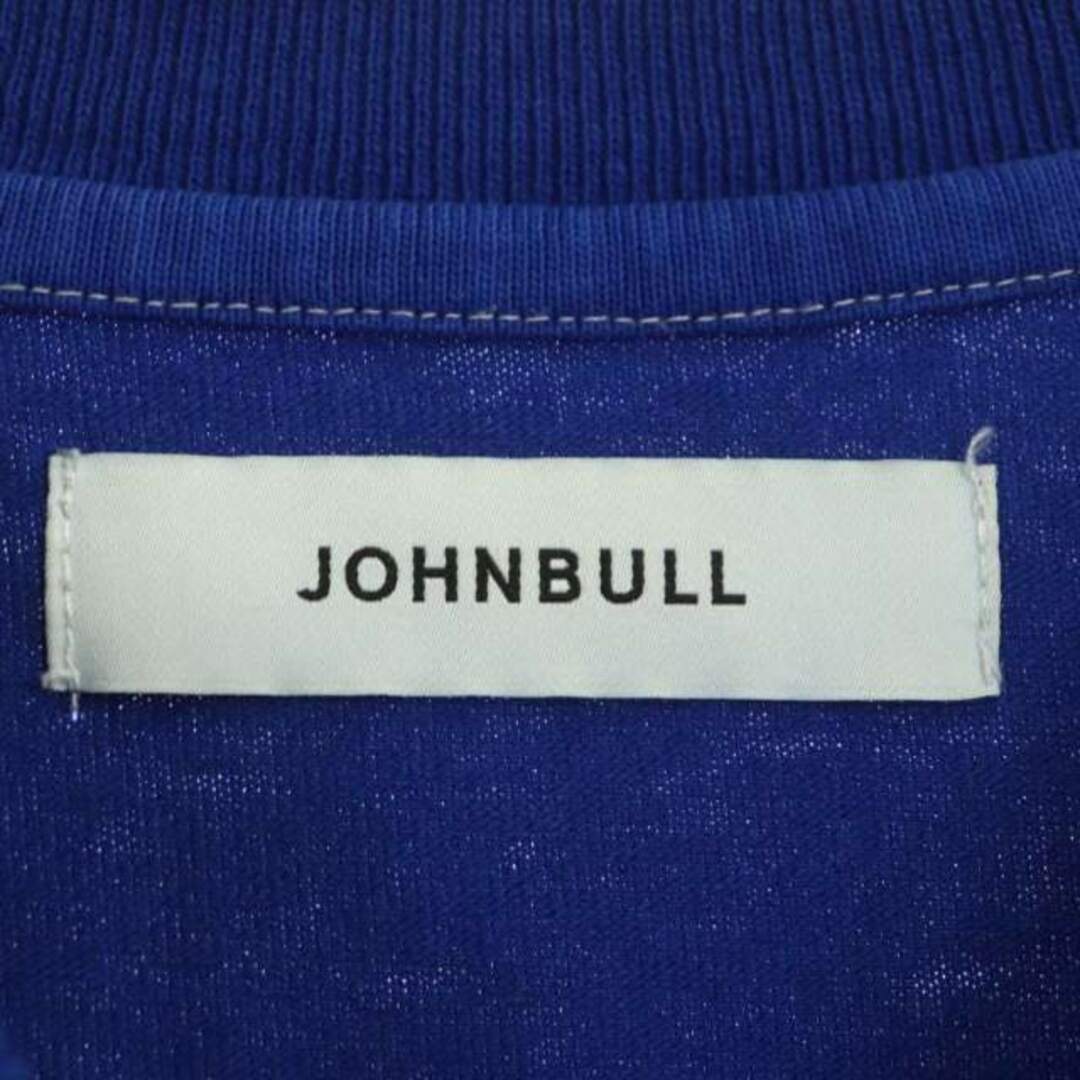 JOHNBULL(ジョンブル)のジョンブル Tシャツ カットソー 半袖 ロゴ刺繍 M 青 紺 茶色 メンズのトップス(Tシャツ/カットソー(半袖/袖なし))の商品写真